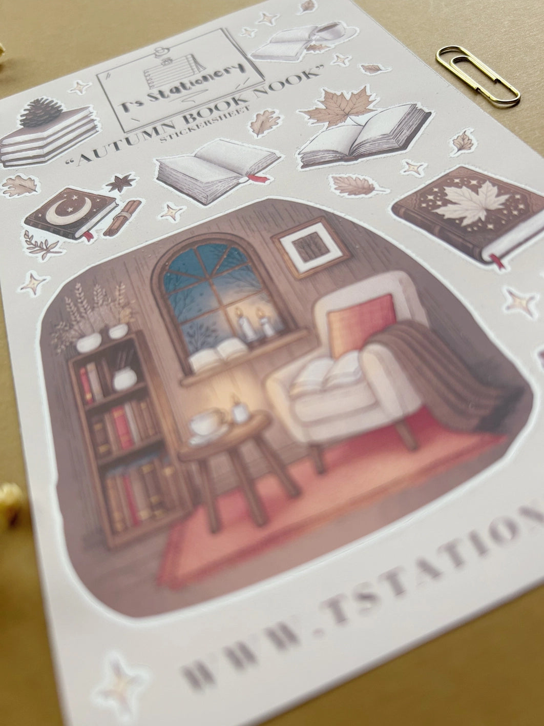 Sticker sheet Winter Lanterns | T's Stationery OUTLET