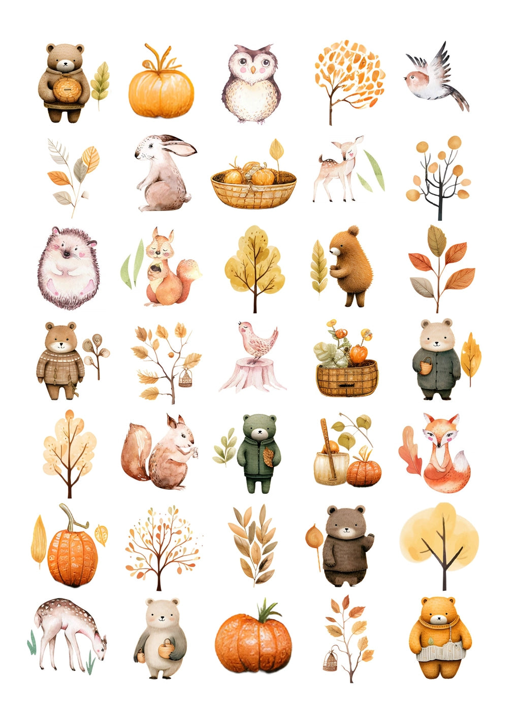 Tarra-arkki Autumn Days | Sticker Varia