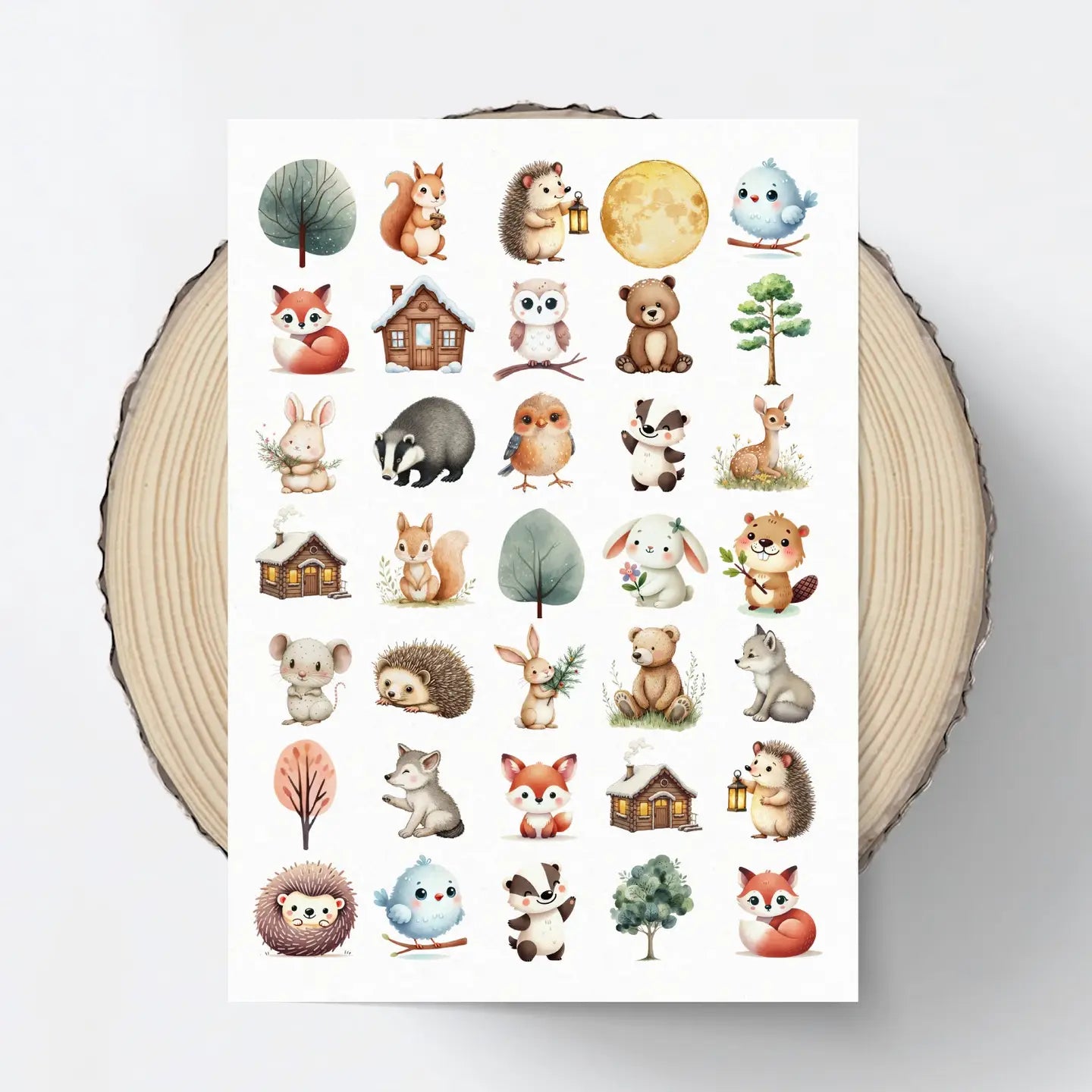 Tarra-arkki Cozy Forest | Sticker Varia