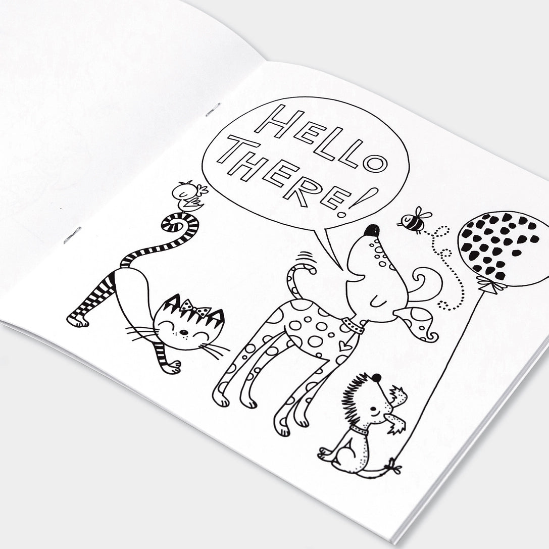 Coloring book for kids On The Farm | Rachel Ellen Design