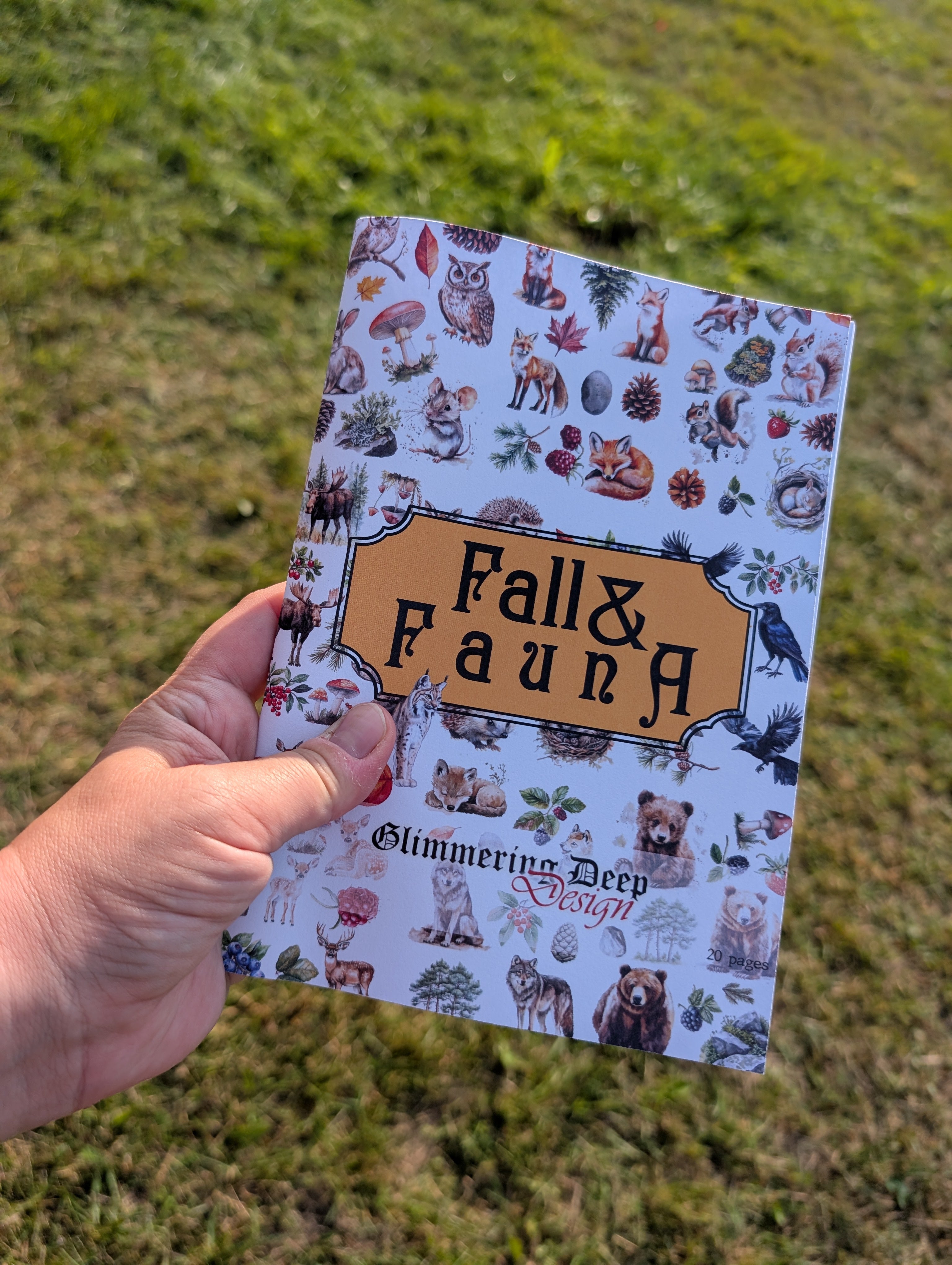 Craft book Cottages & Saunas A4 | Glimmering Deep