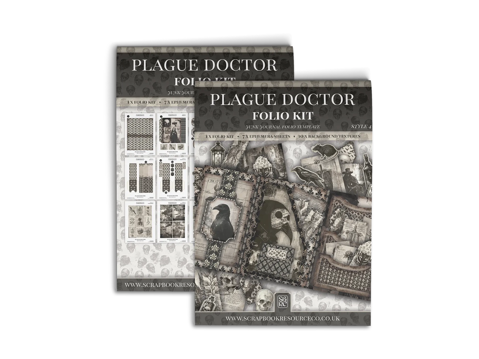 Paper pad The Plague Doctor 15 x 18 | Scrapbook Resource Co
