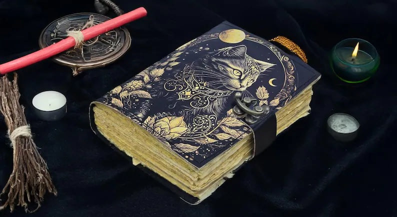 Vintage Leather Journal Notebook Leather Diary Butterfly | Craft Junky Store