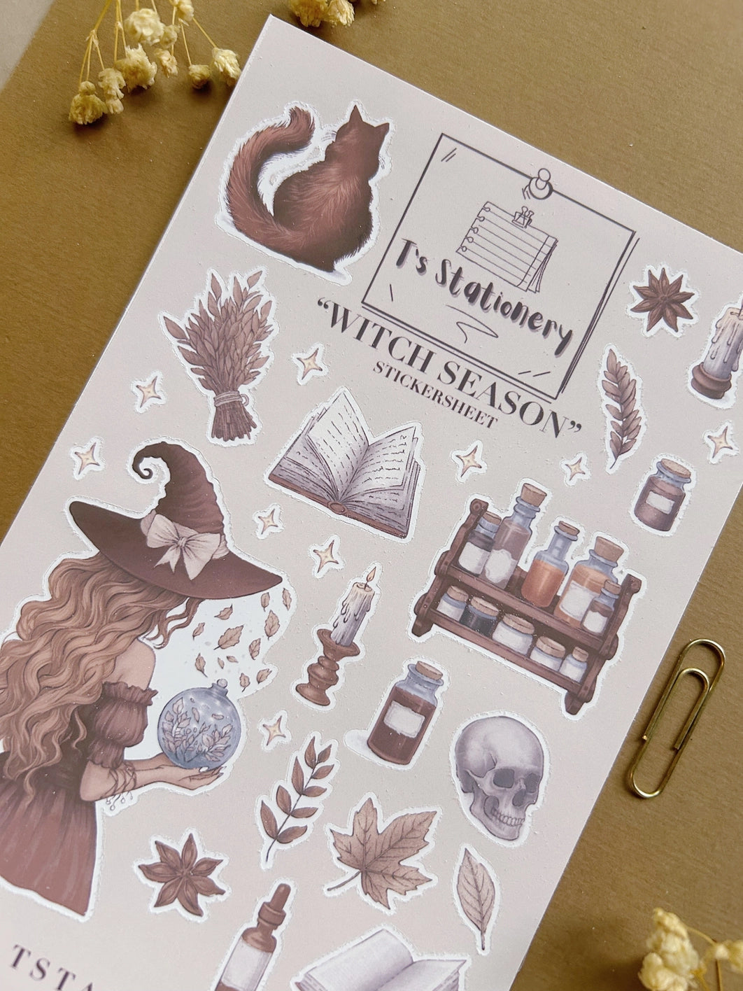 Sticker sheet Witch's Kitchen | T's Stationery