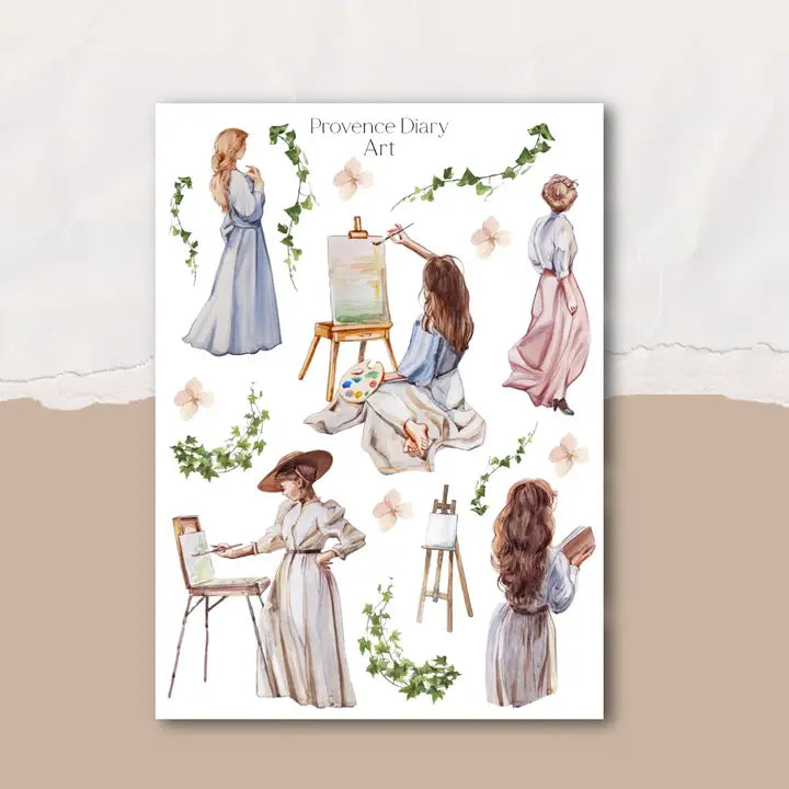 Sticker sheet Dahlia, My Love | Chapteries