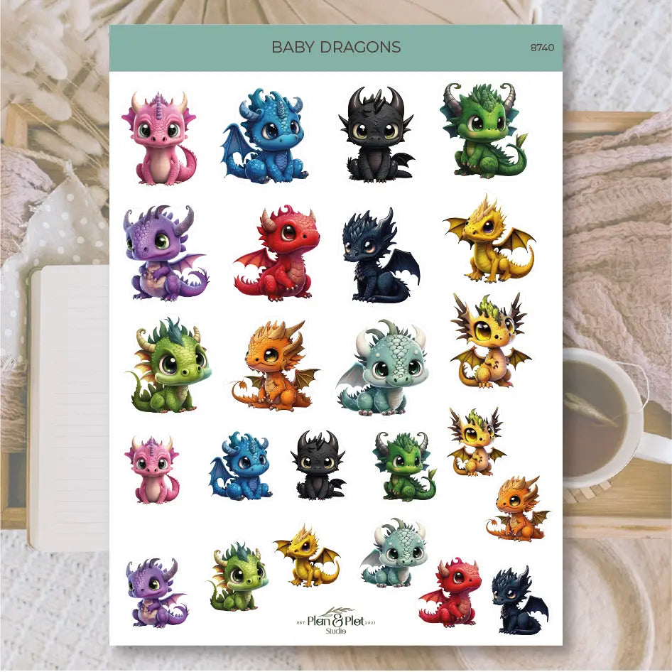 Tarra-arkki Baby Dragons matta | Plan & Plot Studio