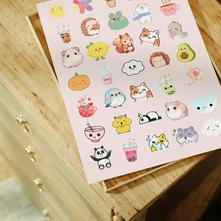 Tarra-arkki Kawaii | Sticker Varia