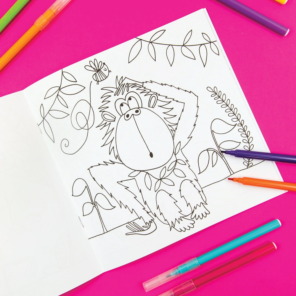 Coloring book for kids On The Farm | Rachel Ellen Design