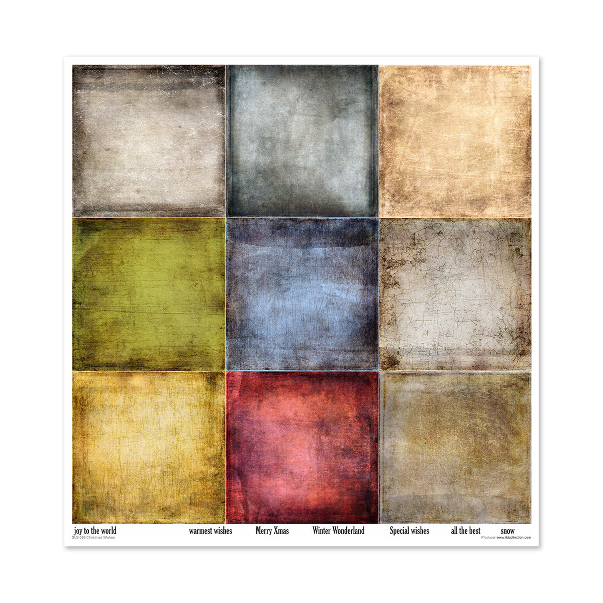 Paperisetti Christmas Wishes 30 x 30cm | ITD Collection