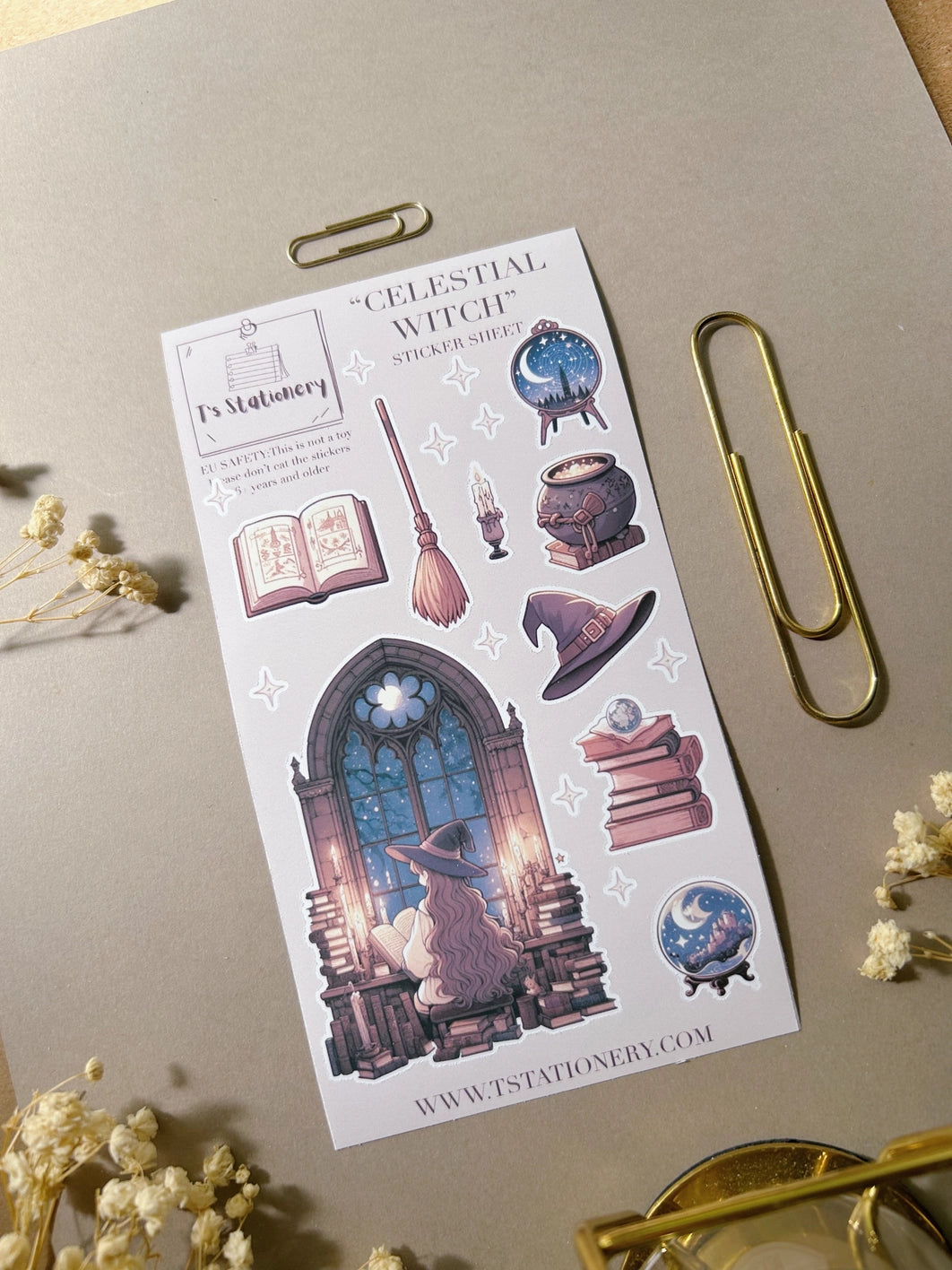 Sticker sheet Winter Lanterns | T's Stationery OUTLET