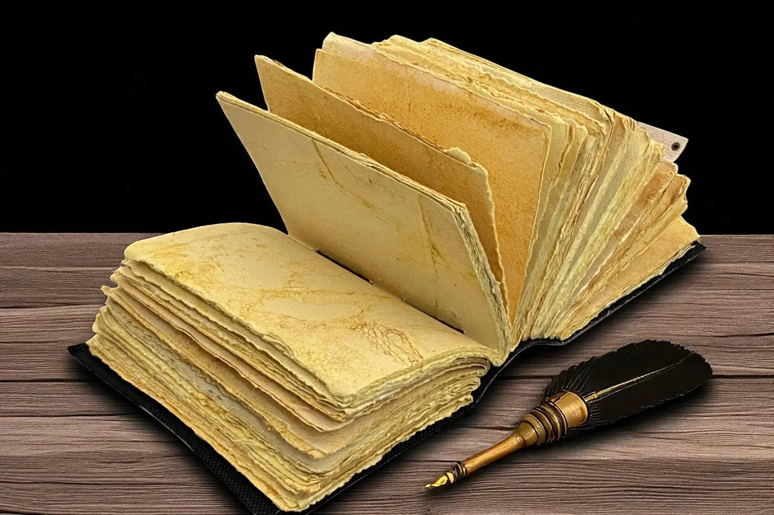 Vintage Leather Journal Notebook Nahkainen Päiväkirja Book of Shadows Lila | MNM HANDICRAFTS