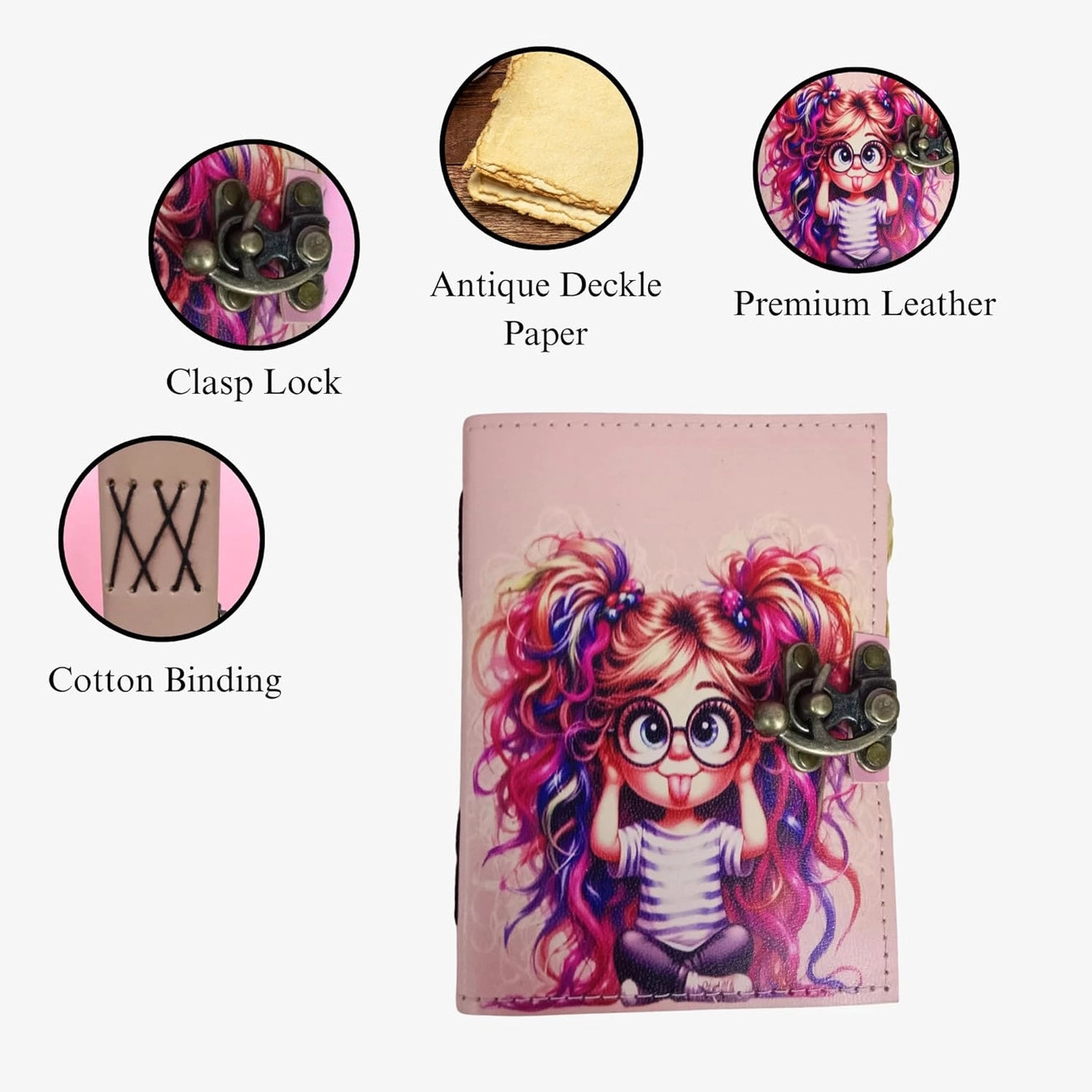 Vintage Leather Journal Notebook Leather Diary Butterfly | Craft Junky Store