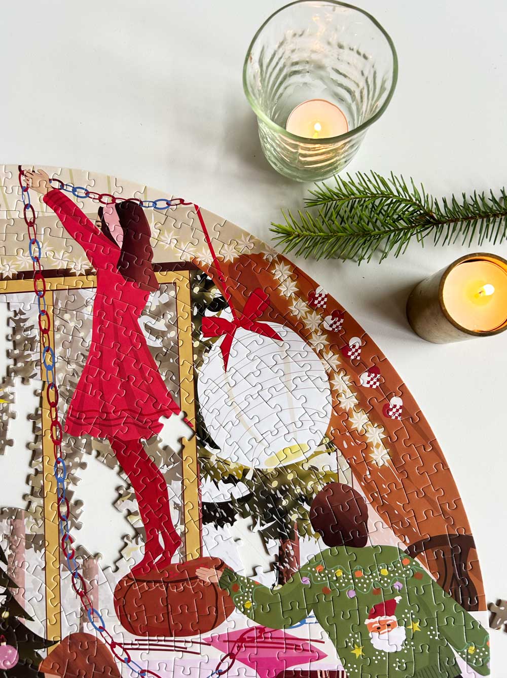 Pyöreä palapeli 1000 palaa A Day in December | Vissevasse