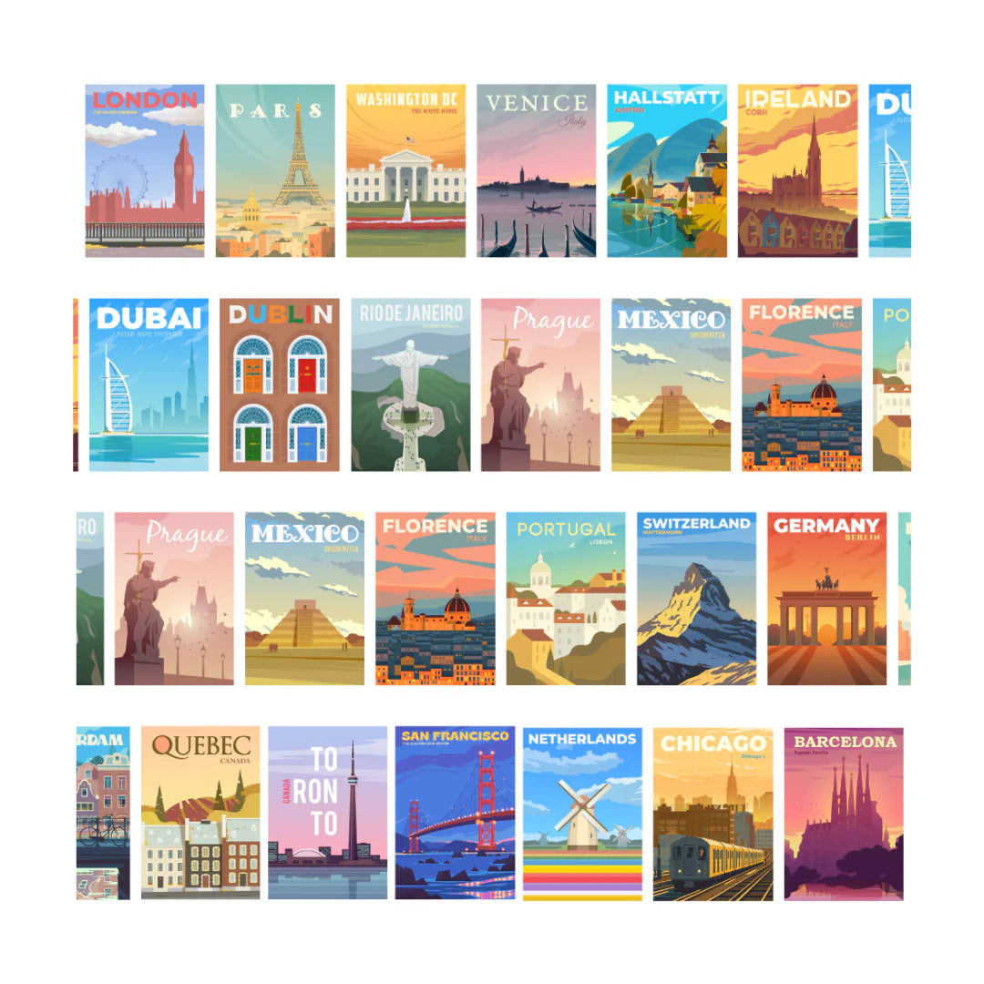 PET-teippi Retro Travel | Penpaling Paula