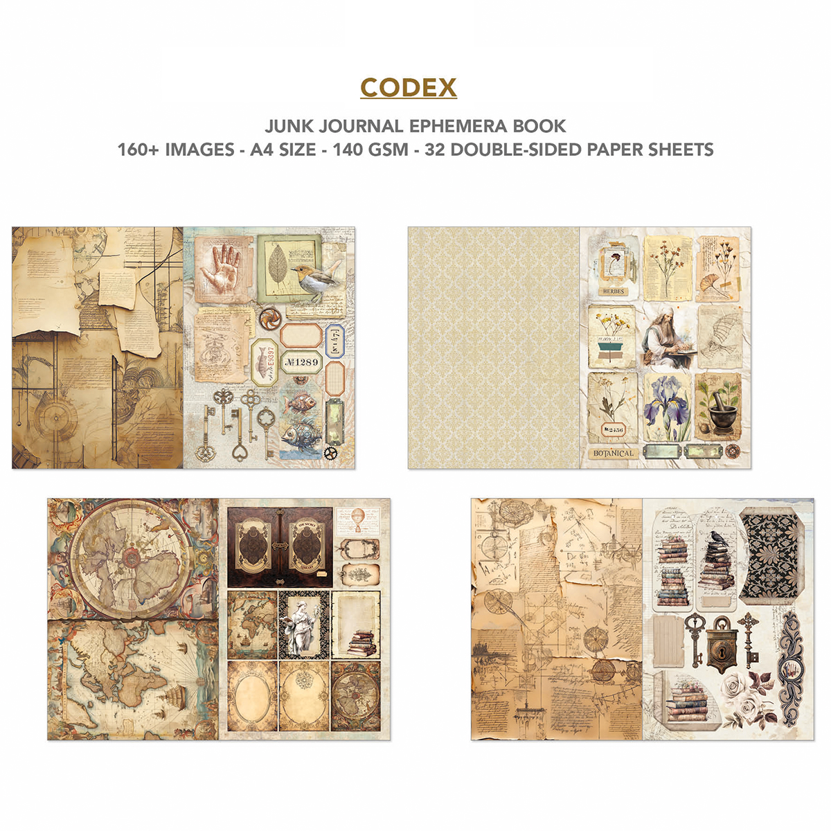 Craft Book Codex A4 | Bye Bella