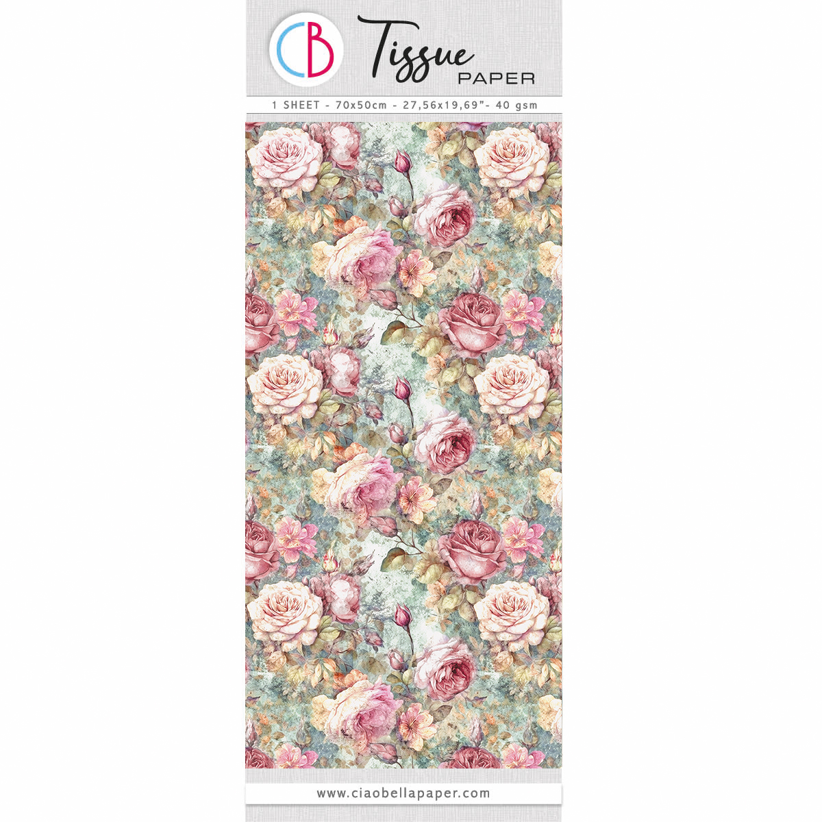 Tissue paper Hill Garden 69x49 | Ciao Bella