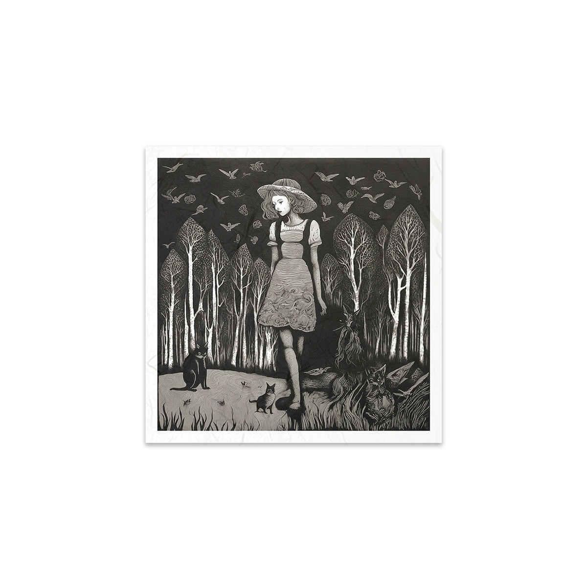 Riisipaperisetti Sircus 15 x 15cm | ITD Collection