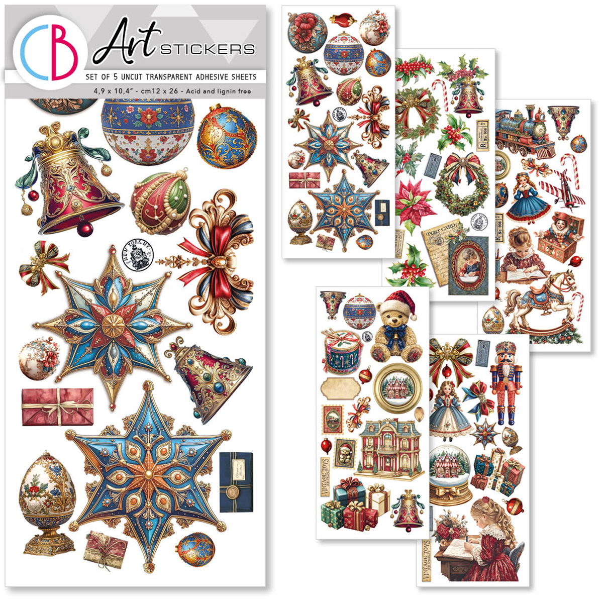 Tarra-arkki kokoelma Art Stickers Toy Shop | Ciao Bella