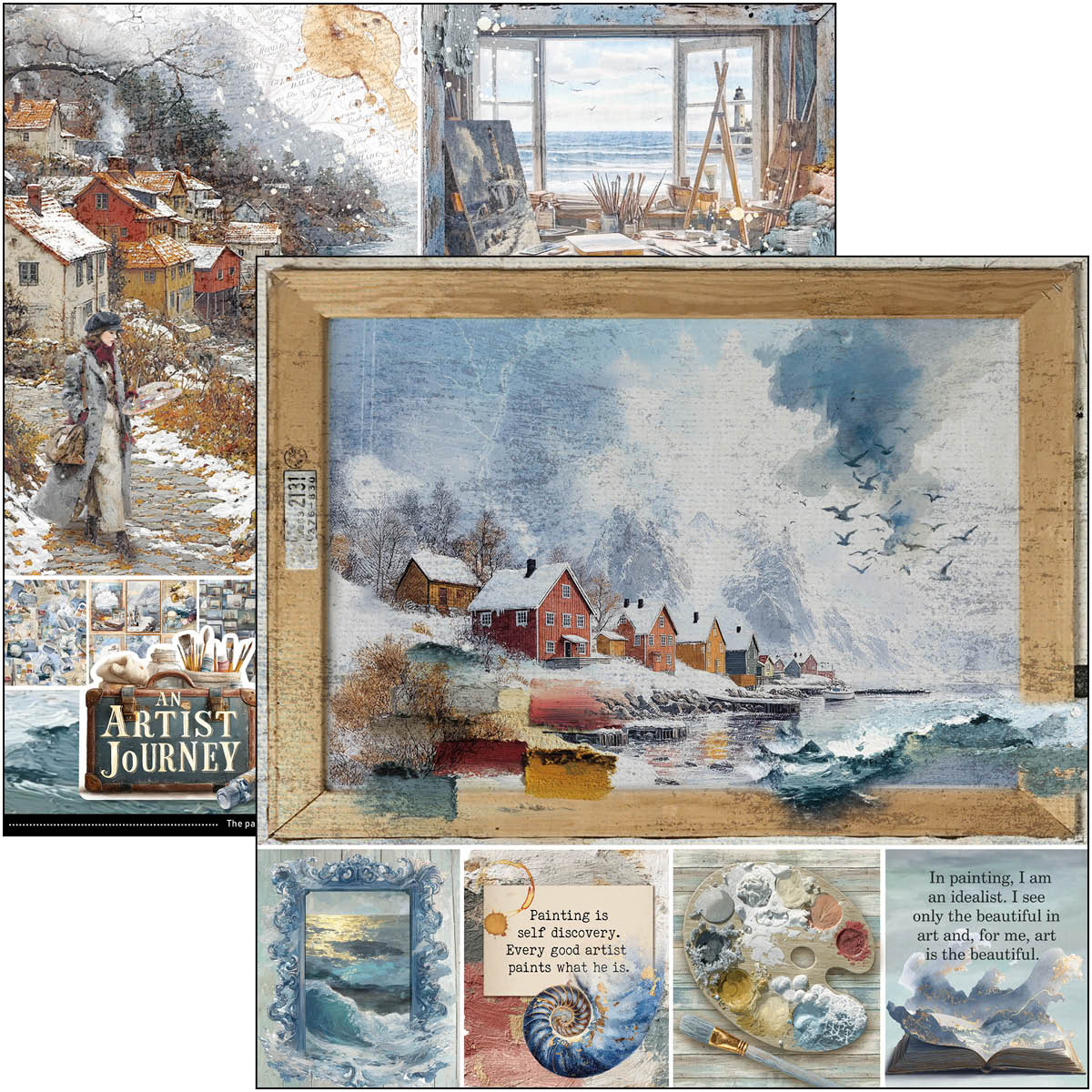 Paperikko An Artist Journey 20x20 | Ciao Bella