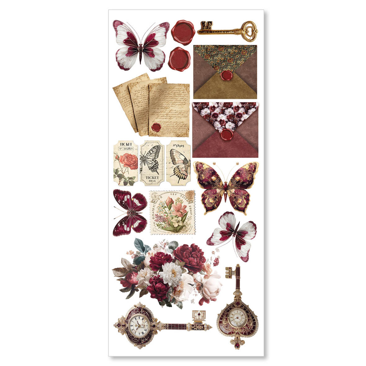 Tarra-arkki kokoelma Art Stickers Book Lovers | Ciao Bella