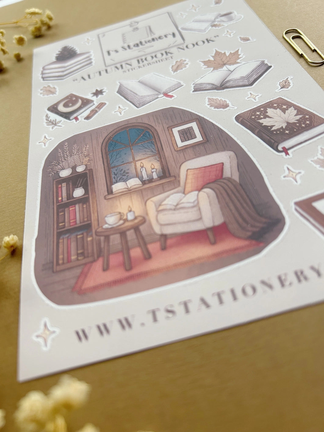 Sticker sheet Winter Lanterns | T's Stationery OUTLET