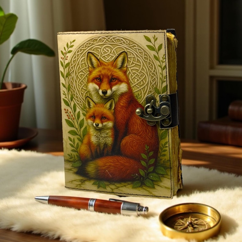 Vintage Leather Journal Notebook Leather Diary Butterfly | Craft Junky Store