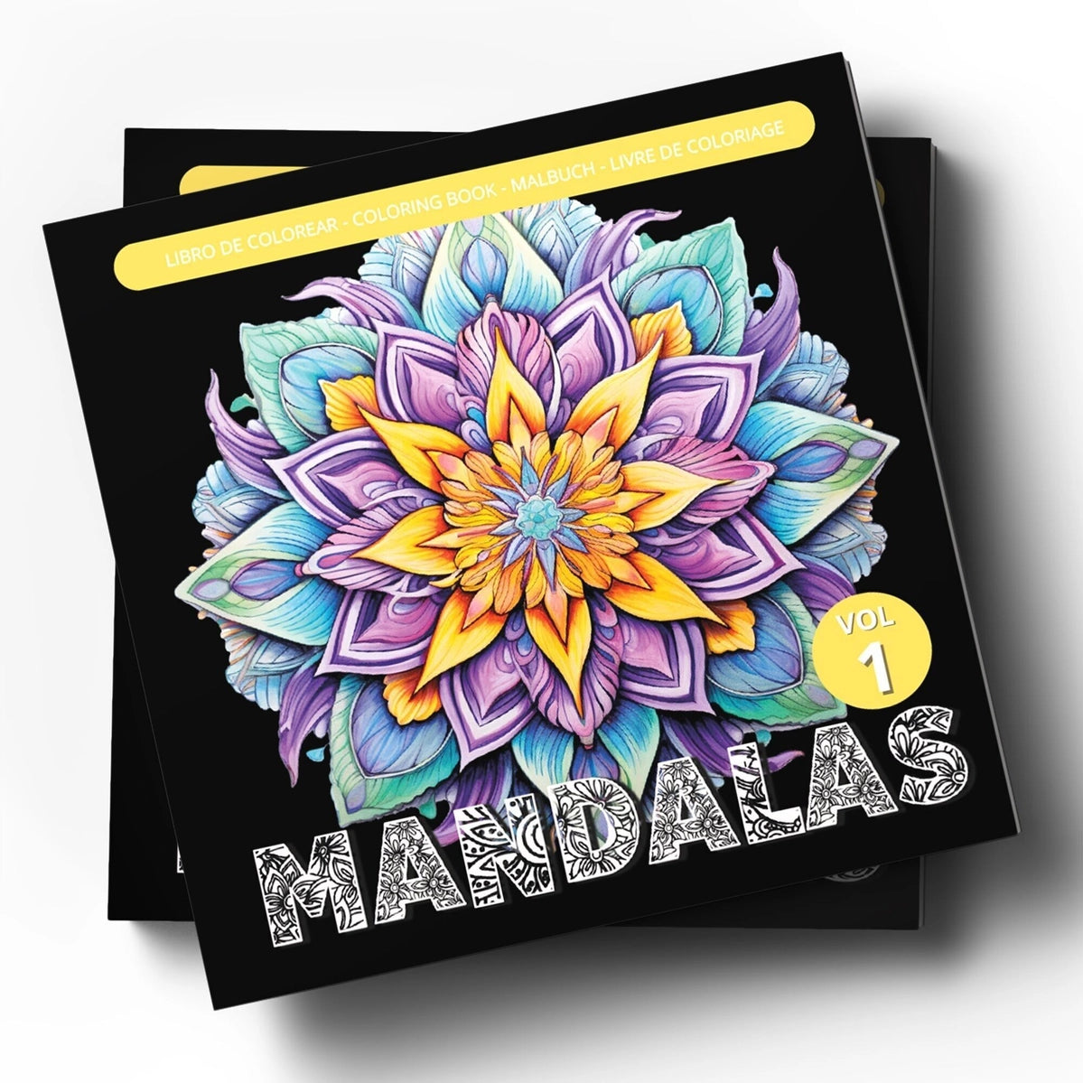 Värityskirja Mandalas 1 - Coloring Book Mandalas 40 värityskuvaa | Yanican Color