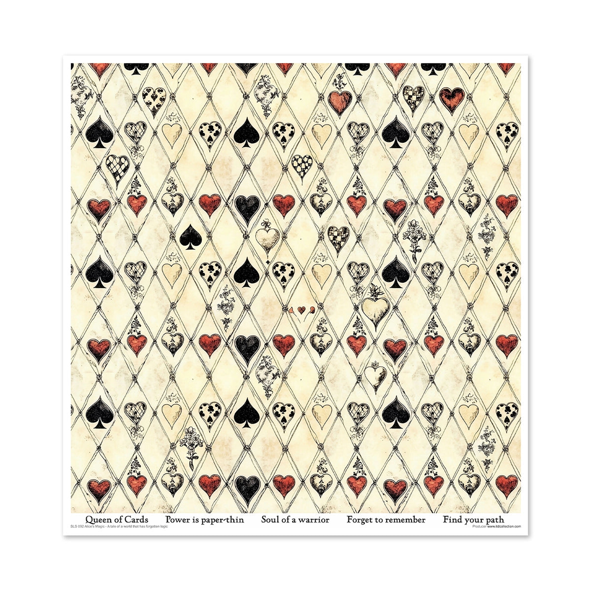 Paperisetti Alice's Magic 30 x 30cm | ITD Collection