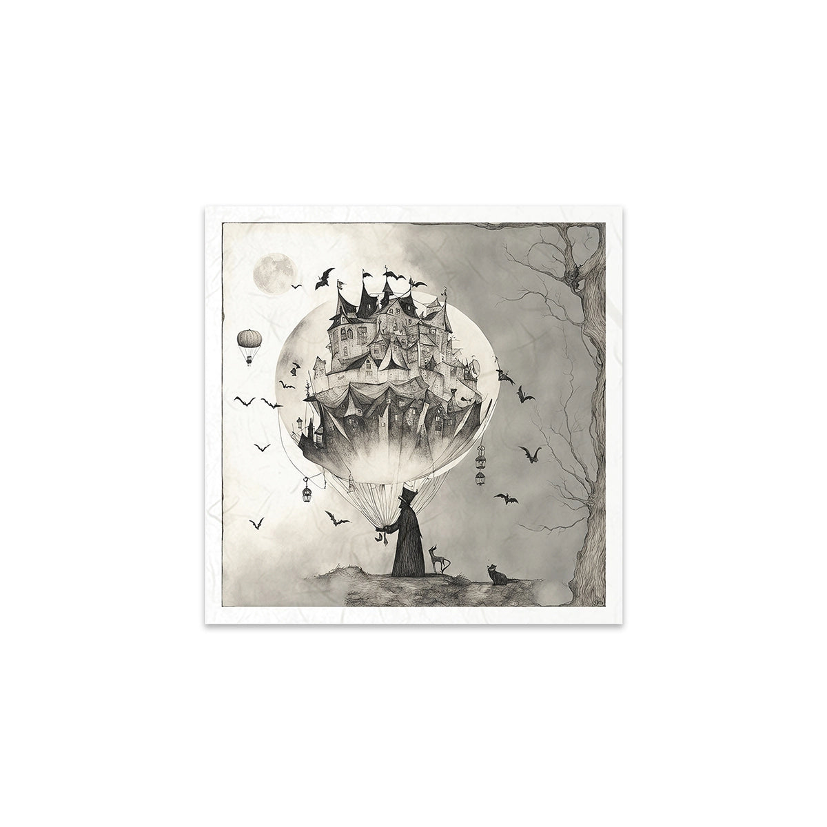 Riisipaperisetti Sircus 15 x 15cm | ITD Collection