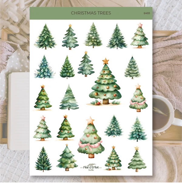 Tarra-arkki Christmas Trees matta | Plan & Plot Studio