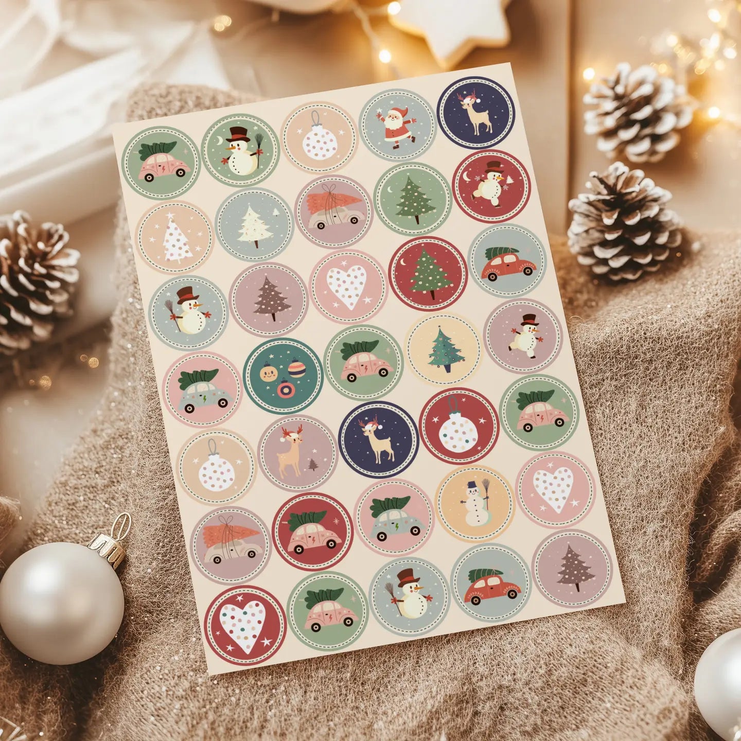 Tarra-arkki Best Christmas | Sticker Varia