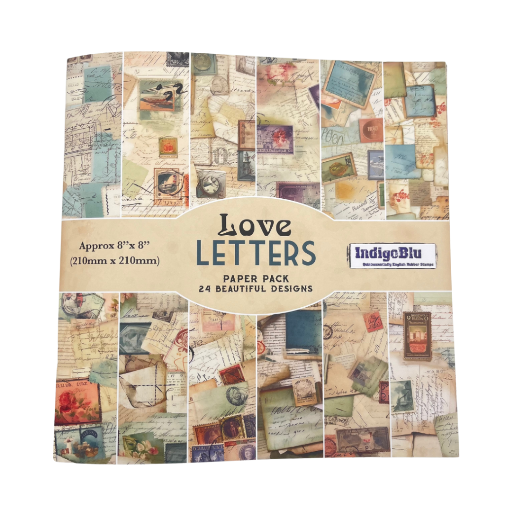 Askartelukirja Love Letters 20x20 | IndigoBlu