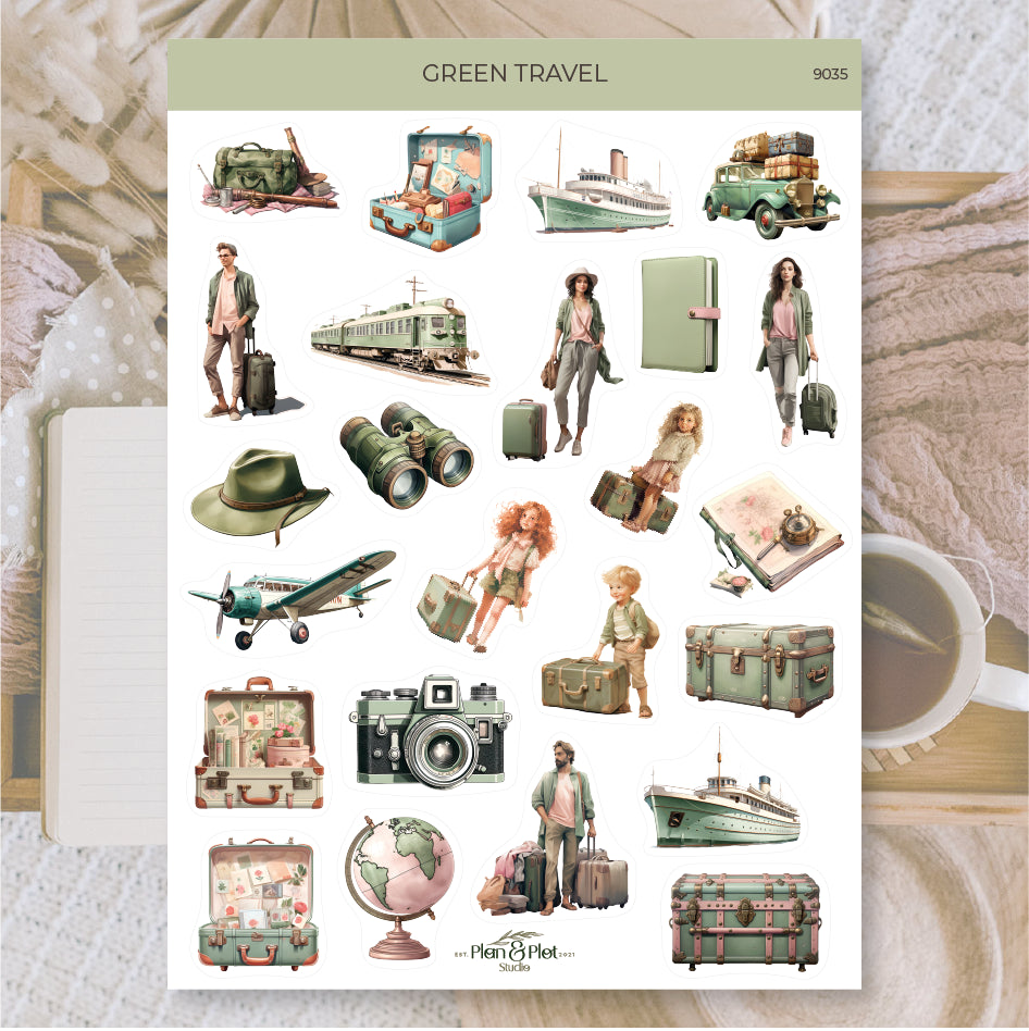 Tarra-arkki Green Travel läpinäkyvä | Plan & Plot Studio