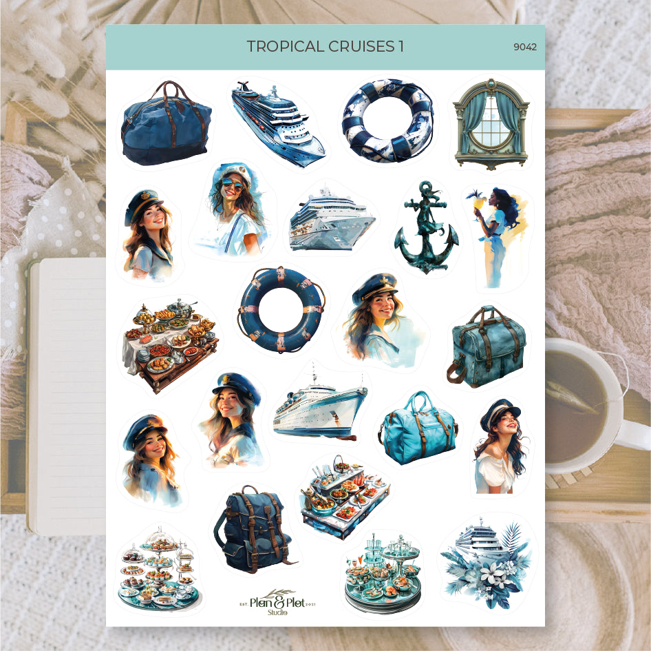 Tarra-arkki Tropical Cruises Läpinäkyvä | Plan & Plot Studio