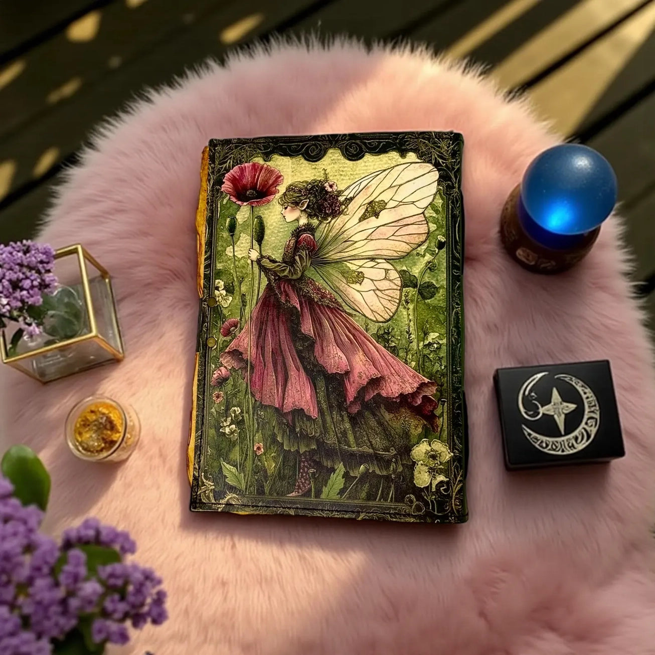 Vintage Leather Journal Notebook Leather Diary Butterfly | Craft Junky Store