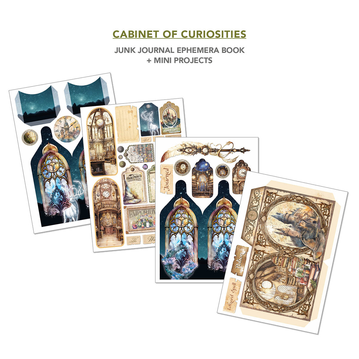 Askartelukirja Wizard Academy A4 | Ciao Bella