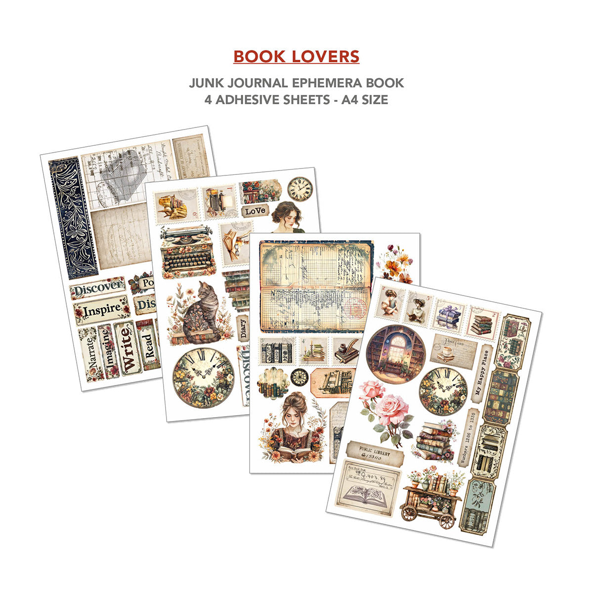 Craft book Book Lovers A4 | Bye Bella