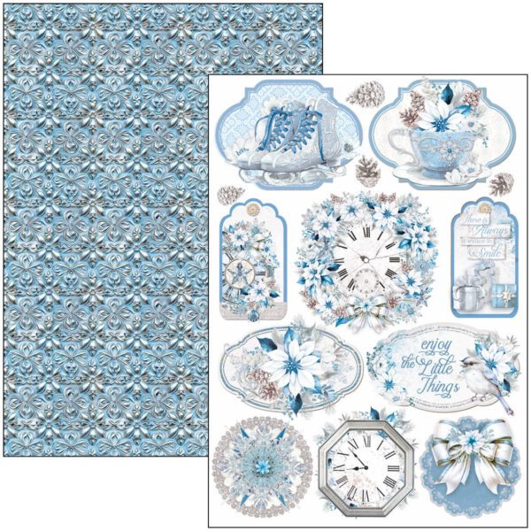 Paperit askarteluun A4 Elegance of Blue | Ciao Bella