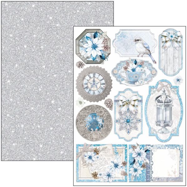 Paperit askarteluun A4 Elegance of Blue | Ciao Bella