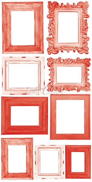 Paperikko Basic Flowers Set 10 Red 15x30 cm | Craft O'Clock