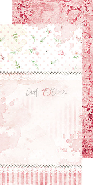 Paper bag Oh, Girl Basic Papers Set 15 x30 cm | Craft O'Clock