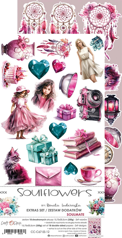 Paper bag Robots Adventures Extras 15x30 cm | Craft O'Clock