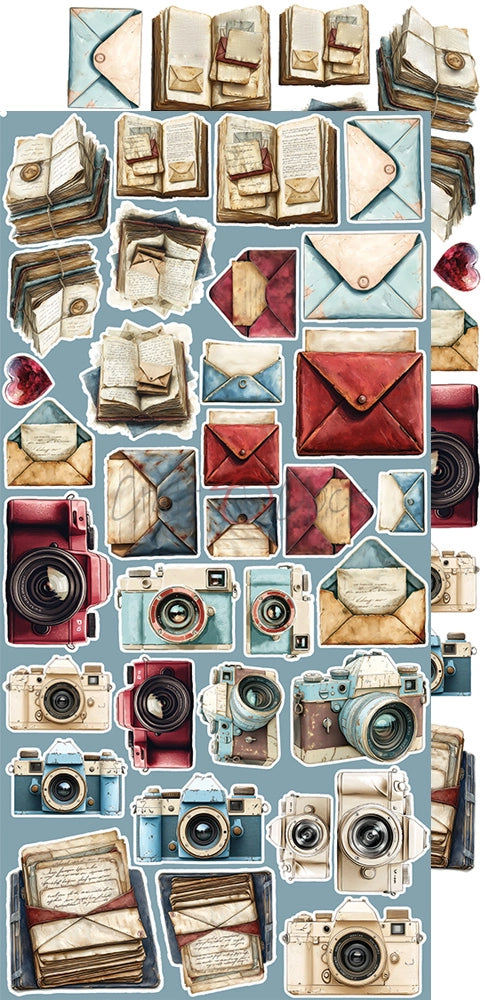 Paper bag Robots Adventures Extras 15x30 cm | Craft O'Clock