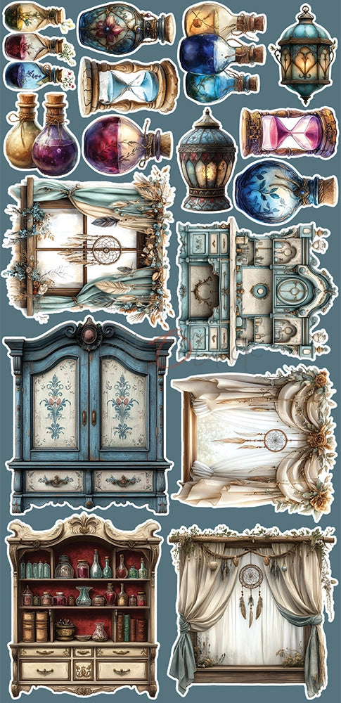 Paper bag Robots Adventures Extras 15x30 cm | Craft O'Clock