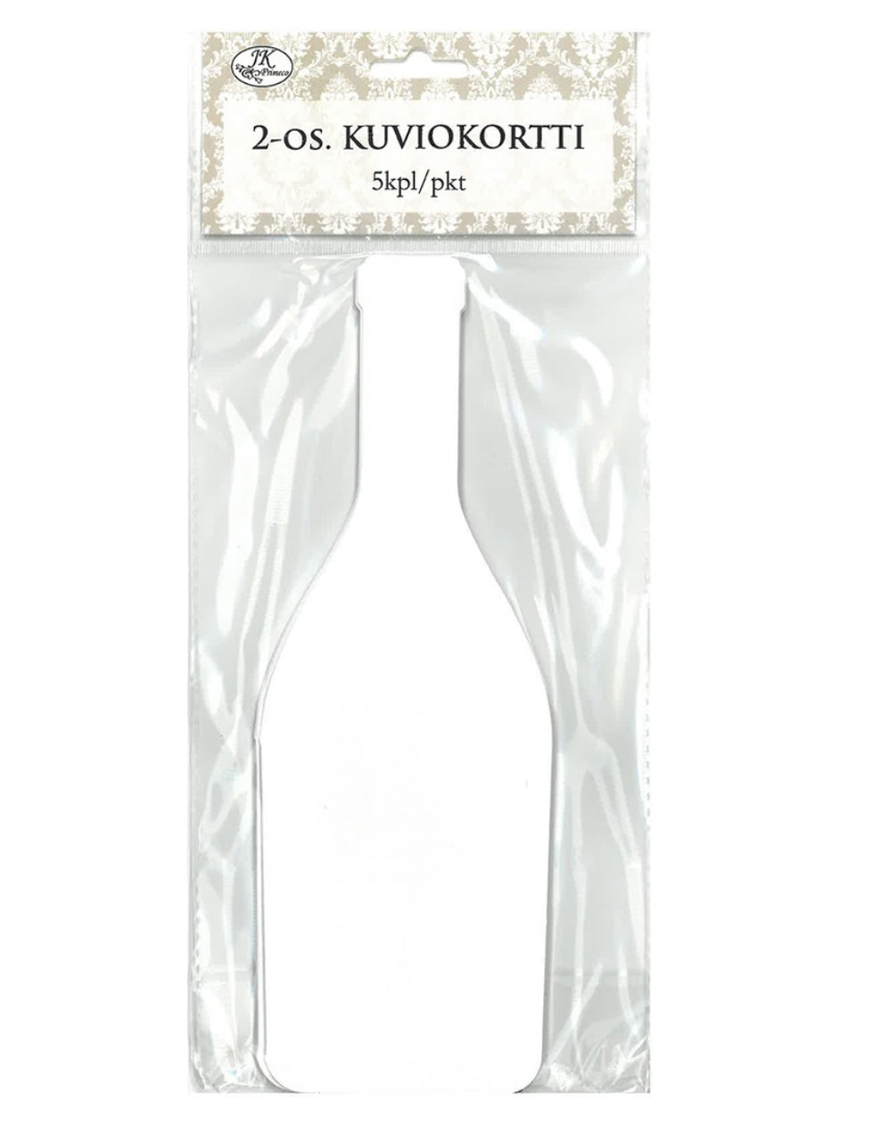 Pullokortti valkoinen 5kpl | JK Primeco