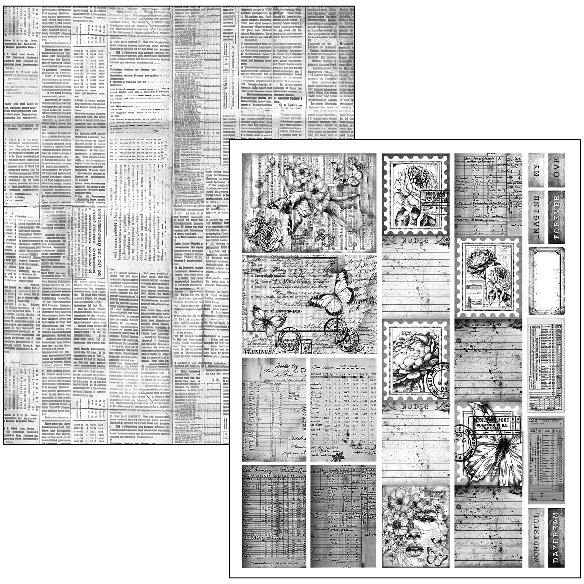 Askartelukirja A4 Mixed Media Book - Meaningful Memories | Ciao Bella