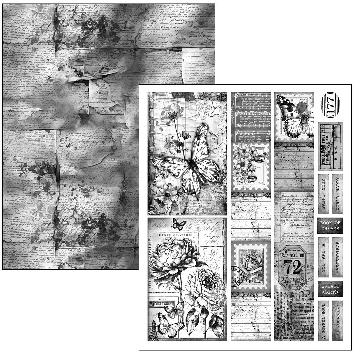 Askartelukirja A4 Mixed Media Book - Meaningful Memories | Ciao Bella