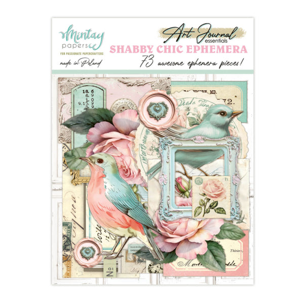 Die Cuts Art Journal Ephemera Shabby Chic 73 kpl | Mintay Papers