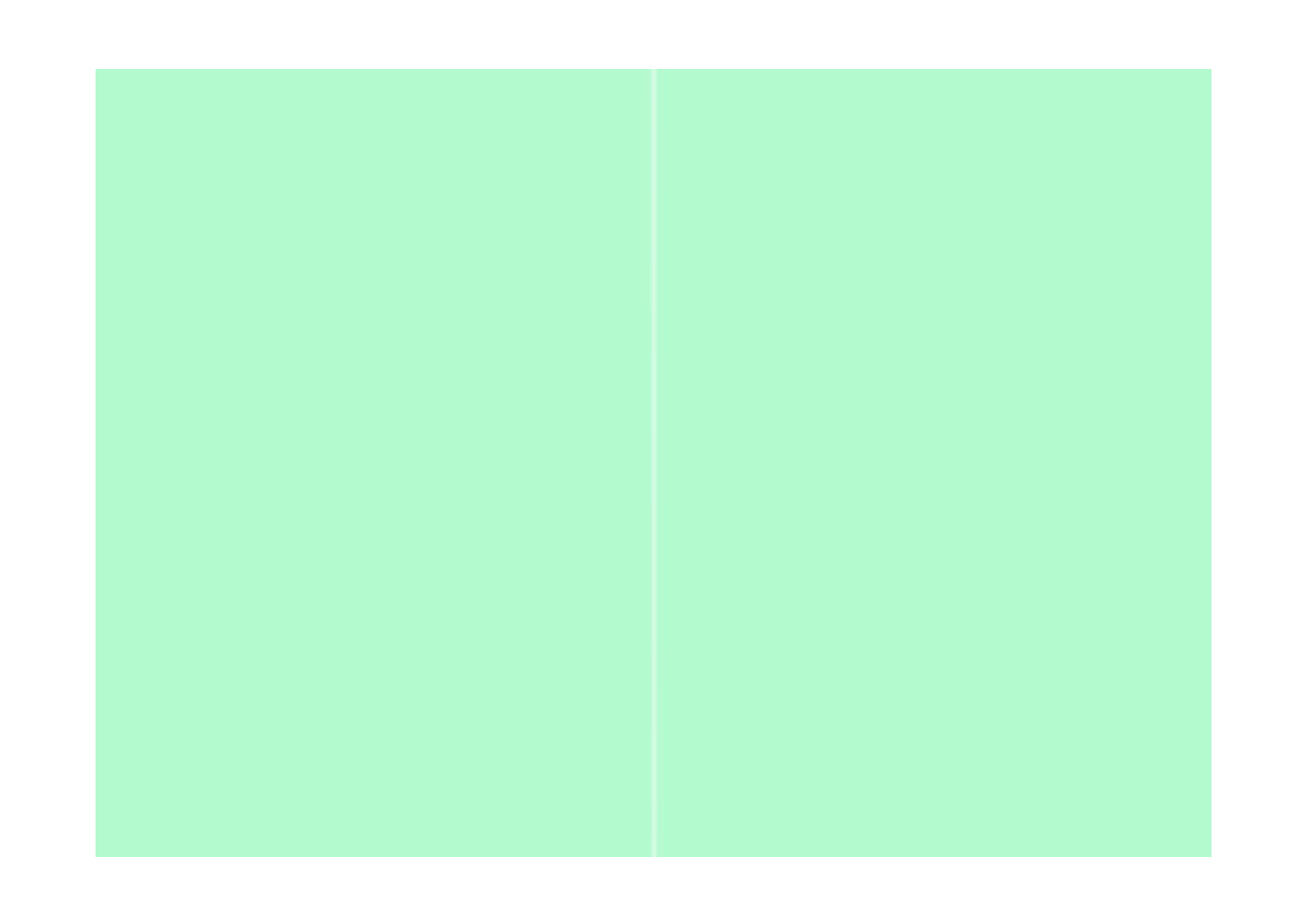 2-osainen Korttipohja Vaaleanvihreä 10 kpl | JK Primeco