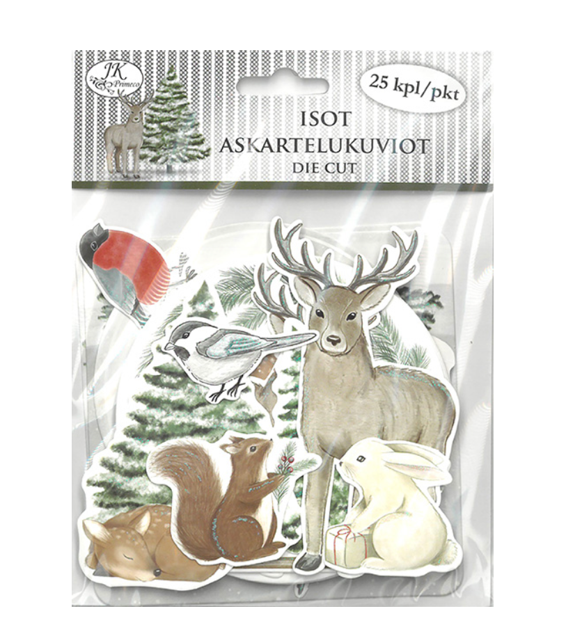 Die Cuts paperileikkeet Metsän Eläimet | JK Primeco